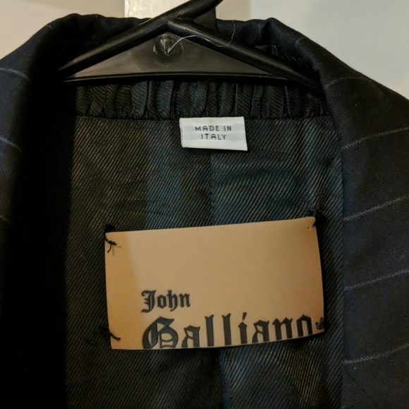 2 piece John Galliano Italian 100% Virgin Wool